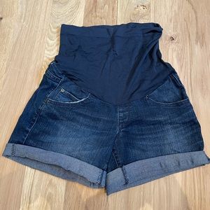 Denim Maternity shorts